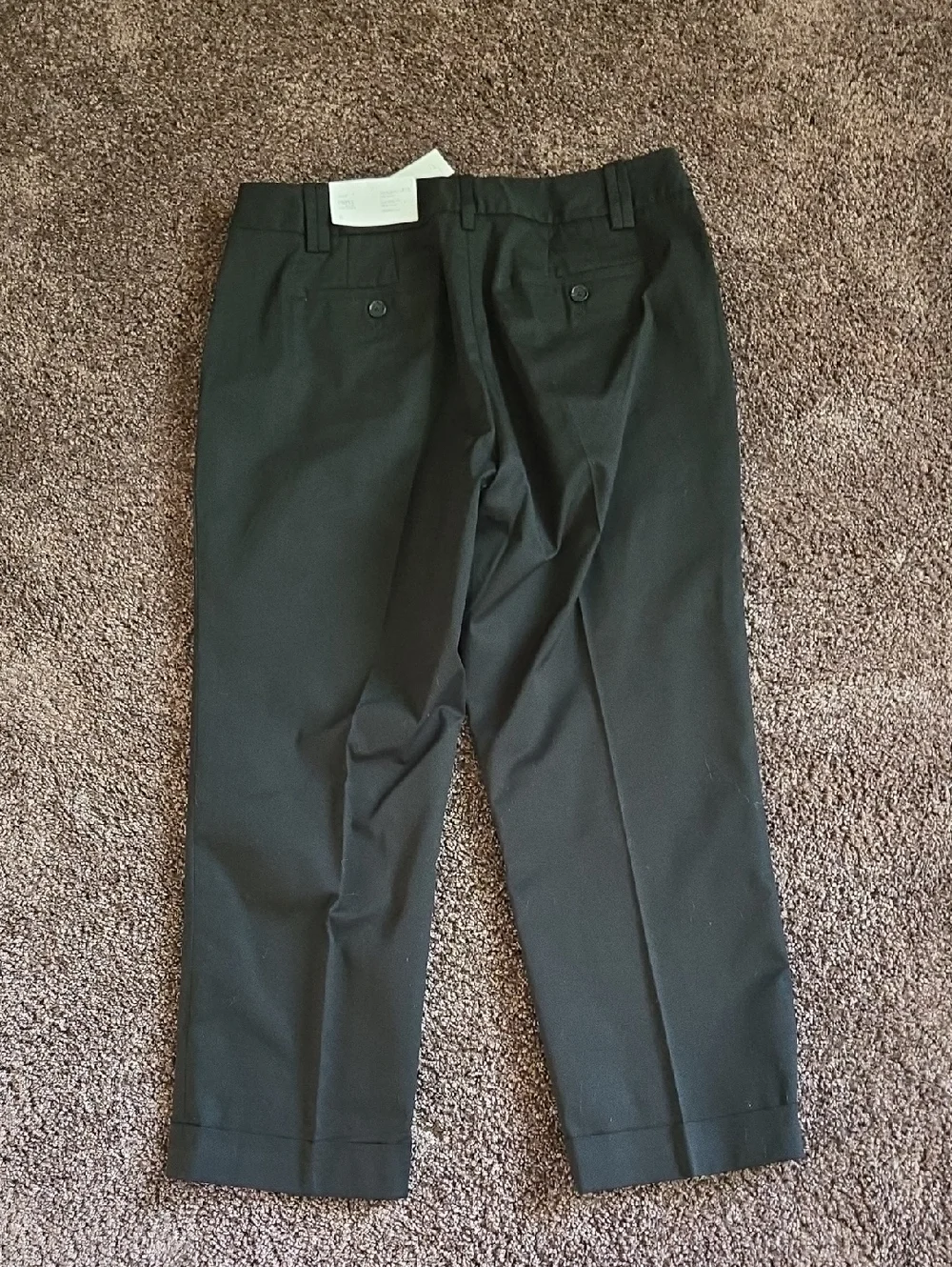 NEW Ann Taylor Loft Black Julie Curvy Crop Pants 6 - Picture 4 of 7